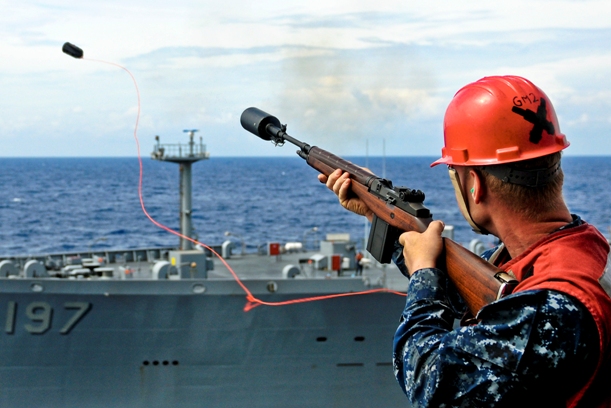U.S.Navy firing Lyle Gun